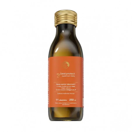 MyBestProtect, płyn, smak ziołowo-malinowy, 250 ml