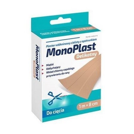Monoplast plaster włókninowy  cielisty ,1m x 8cm