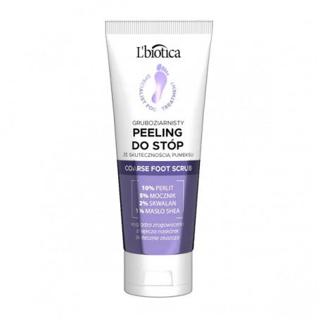 L`Biotica, gruboziarnisty peeling do stóp, 75 ml