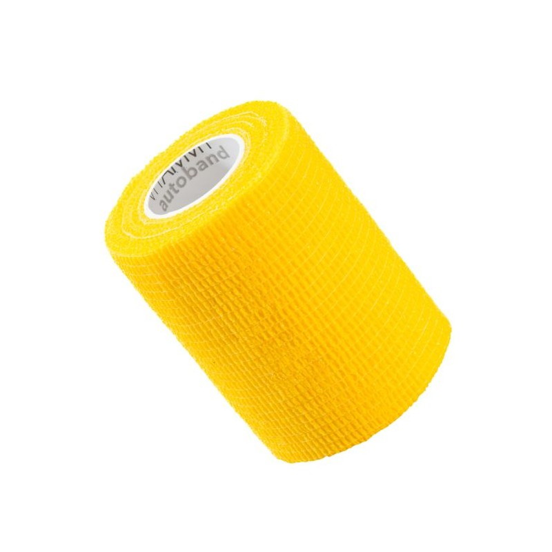 Bandaż kohezyjny żółty VITAMMY , 7,5cm x450cm