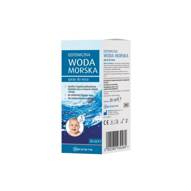 Woda morska izotoniczna STARPHARMA, 30 ml