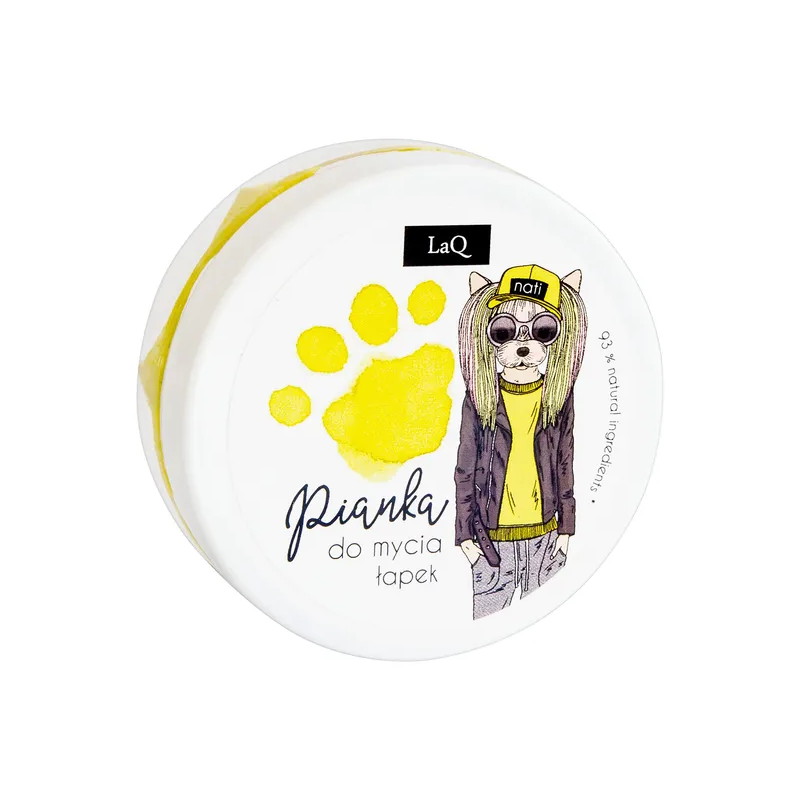 LaQ, Pianka do mycia łapek, żółta, 50 ml