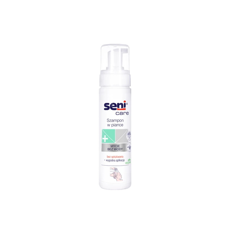 Seni Care, szampon w piance bez spłukiwania, 200 ml