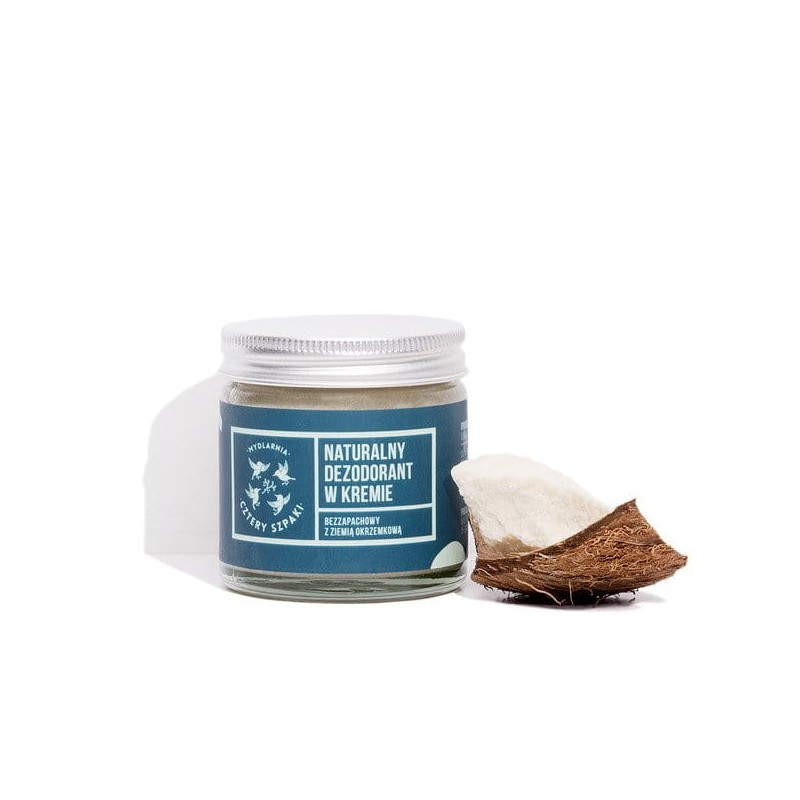 4 Szpaki Dezodorant w kremie bezzapachowy,60 ml