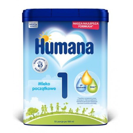 Humana 1 mleko początkowe, 750 g