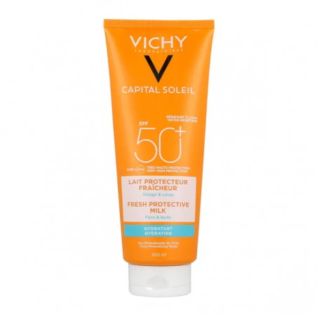 Vichy Ideal Soleil Mleczko do twarzy i ciała SPF 50+, 300 ml