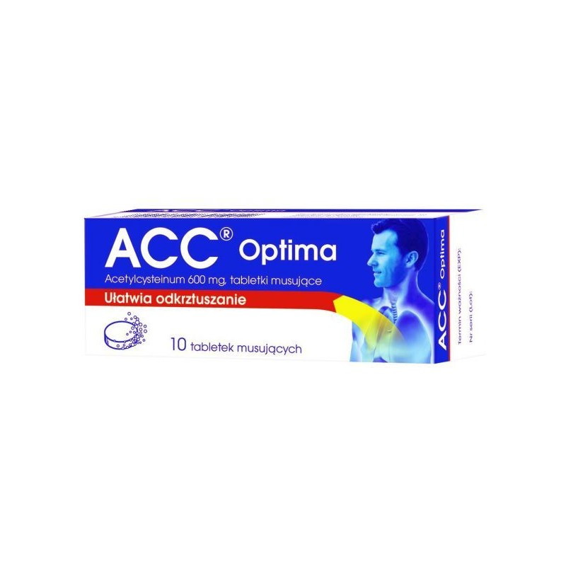 ACC Optima 600 mg, 10 sztuk, tabletki