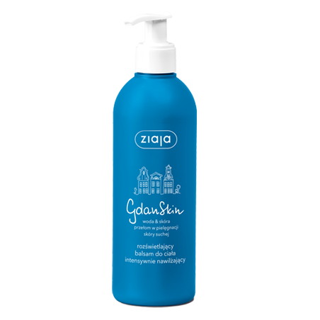 Ziaja GdanSkin Rozświetlający balsam do ciała intensywnie nawilżający 300 ml