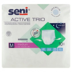 Seni Active Trio elastyczne majtki chłonne M 80-110 cm, 10 sztuk