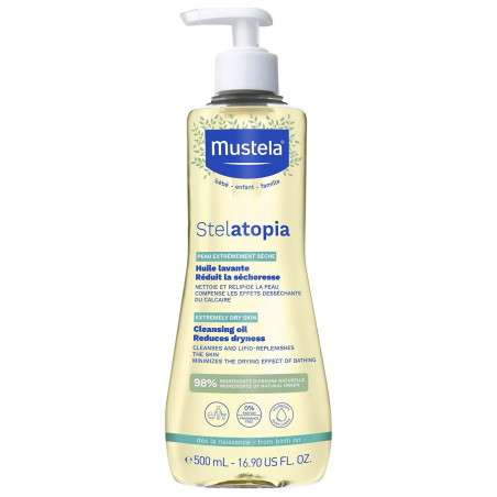 Mustela Stelatopia olejek myjący od urodzenia, 500 ml