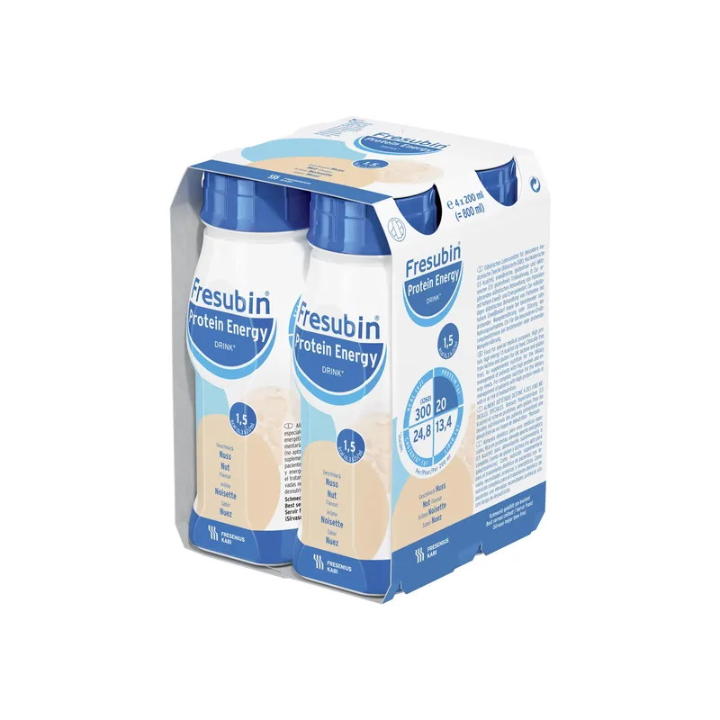 Fresubin Protein Energy Drink płyn o smaku orzechowym, 4 x 200 ml