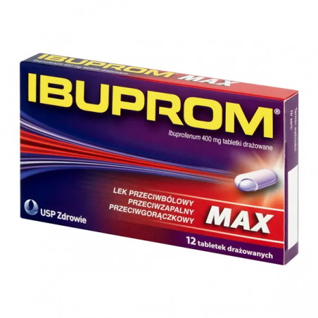 Ibuprom Max 0,4 g ,12 tabletek