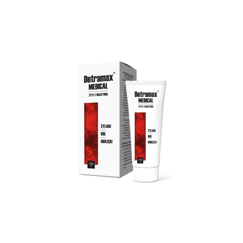 Detramax medical żyły i naczynia żel, 100 ml