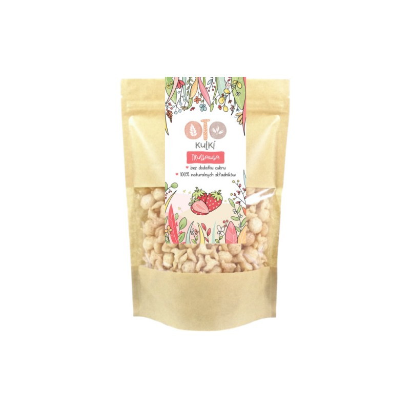 OTO kulki Truskawka płatki śniadaniowe, 110 g