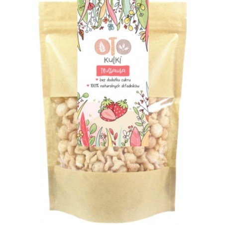 OTO kulki Truskawka płatki śniadaniowe, 110 g