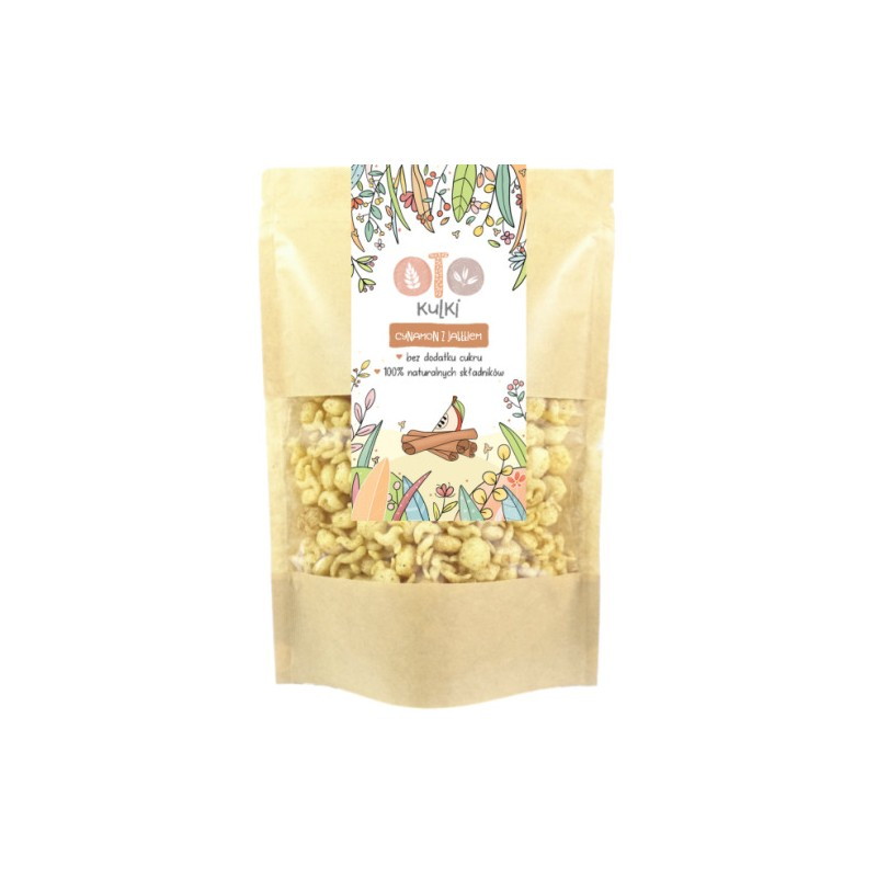 OTO kulki Cynamon z jabłkiem płatki śniadaniowe, 110 g