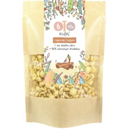 OTO kulki Cynamon z jabłkiem płatki śniadaniowe, 110 g