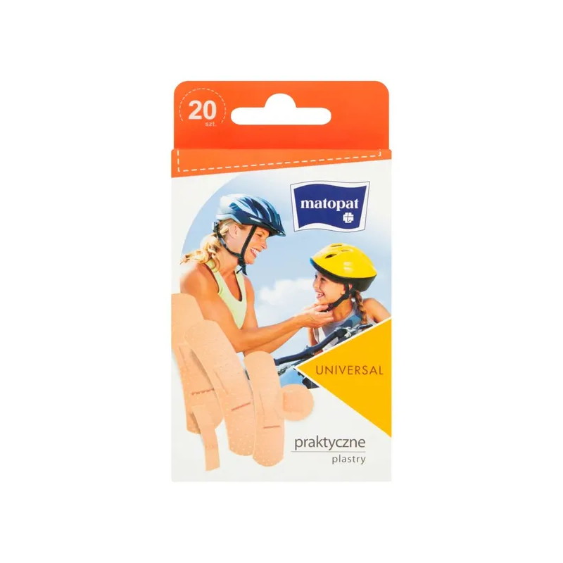 Matopat Universal plastry praktyczne, 20 sztuk