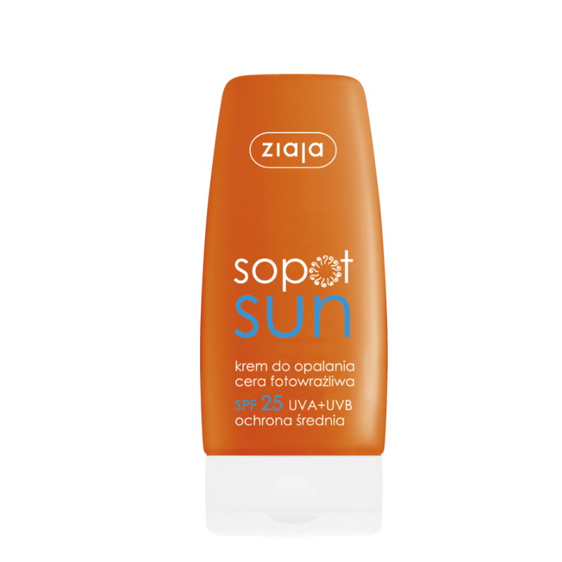 Ziaja Sopot Sun Krem do opalania cera fotowrażliwa SPF25 60 ml