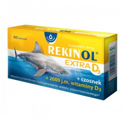 Rekinol Extra D3, 60 kapsułek