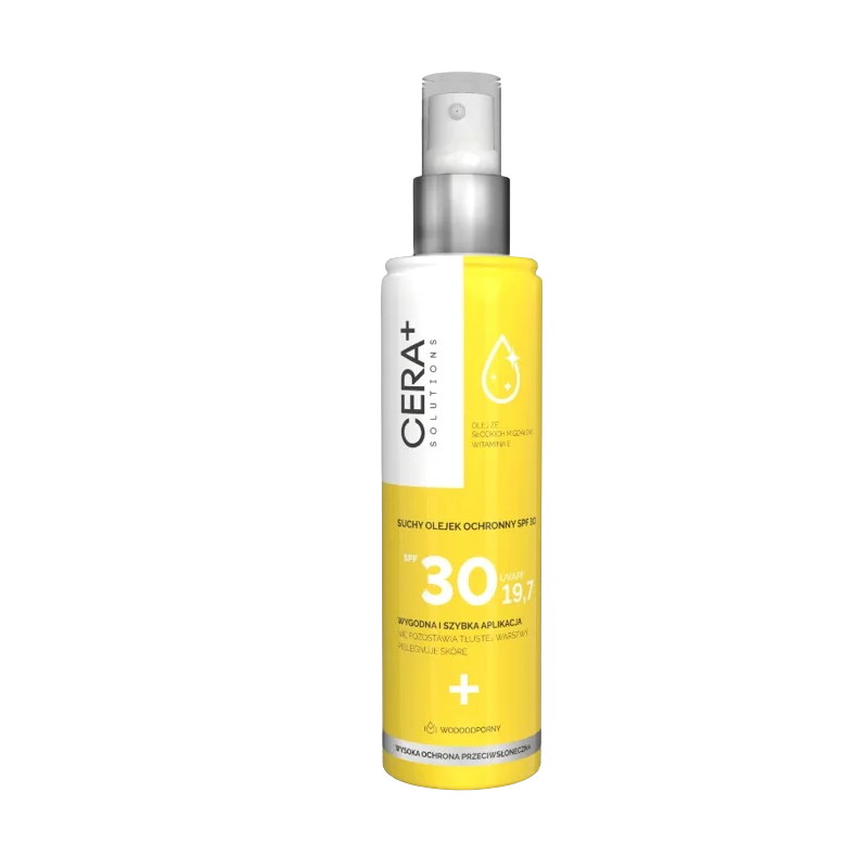 CERA+ solutions Suchy olejek ochronny SPF30, 150ml