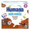 Humana milk minis Deserek mleczny o smaku czekoladowym po 10 miesiącu, 4x 100g