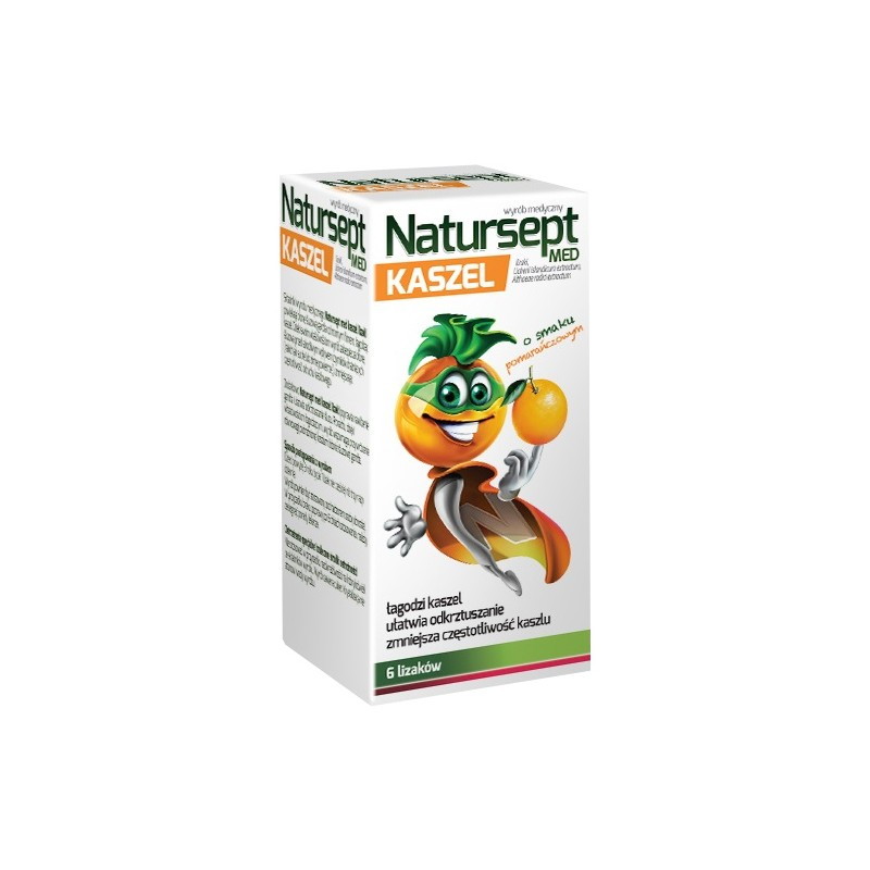 Natursept Med Kaszel, 6 sztuk, lizaki