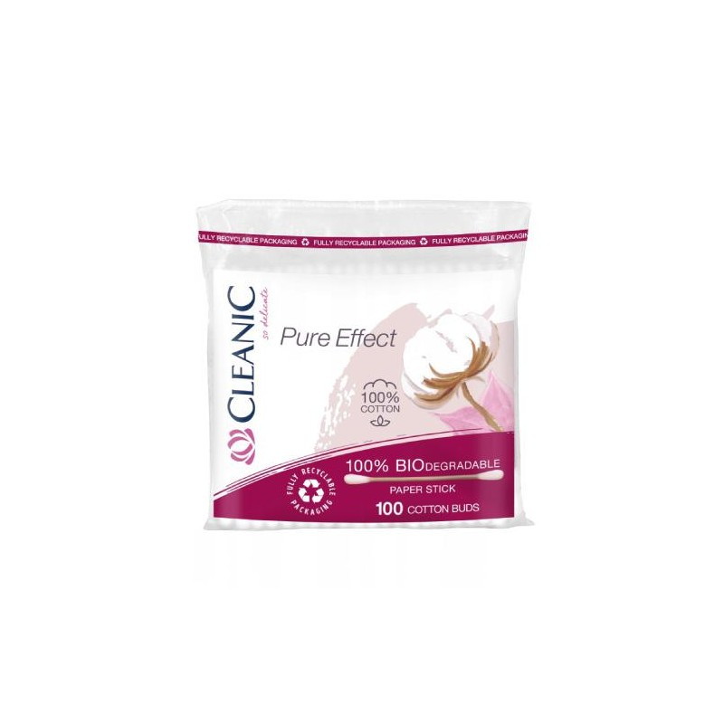 Cleanic Pure Effect patyczki higieniczne, 100 sztuk