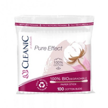 Cleanic Pure Effect patyczki higieniczne, 100 sztuk
