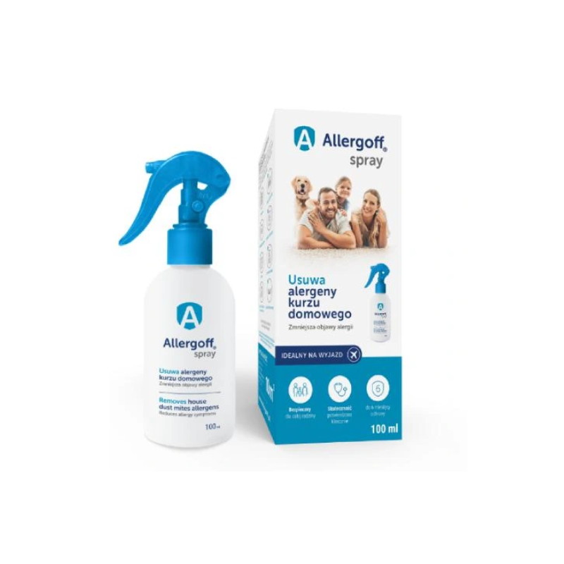 Allergoff Spray neutralizator alergenów kurzu domowego, 100 ml