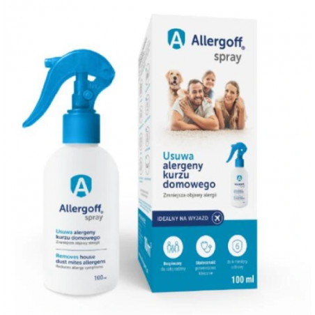 Allergoff Spray neutralizator alergenów kurzu domowego, 100 ml