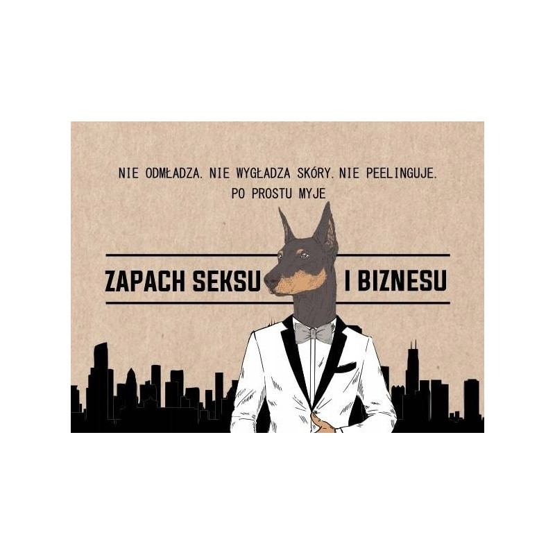 LaQ doberman zapach seksu i biznesu mydło w kostce, 85 g