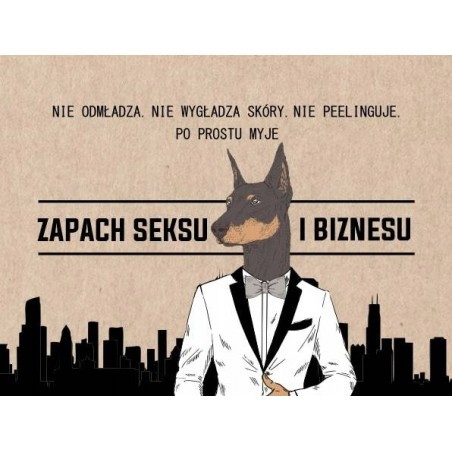 LaQ doberman zapach seksu i biznesu mydło w kostce, 85 g