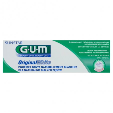 Sunstar Gum Original White, pasta do zębów, 75 ml
