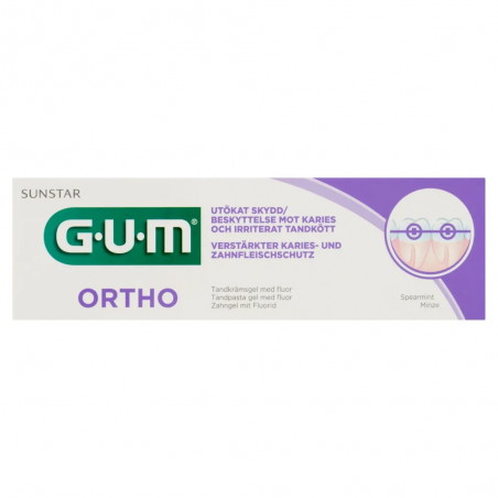 Sunstar Gum Ortho, pasta do zębów, 75 ml
