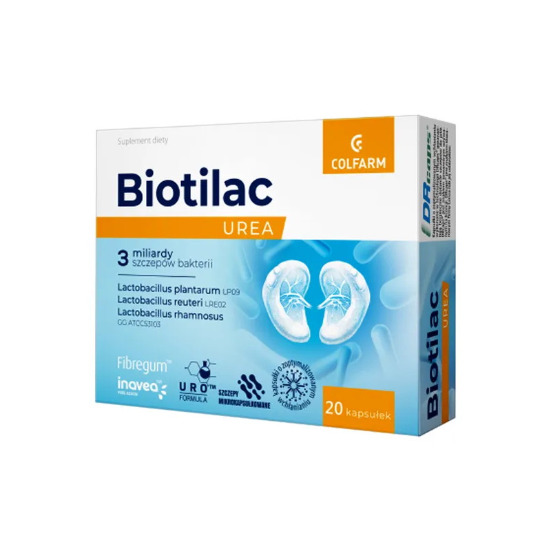 Biotilac Urea kapsułki, 20 sztuk