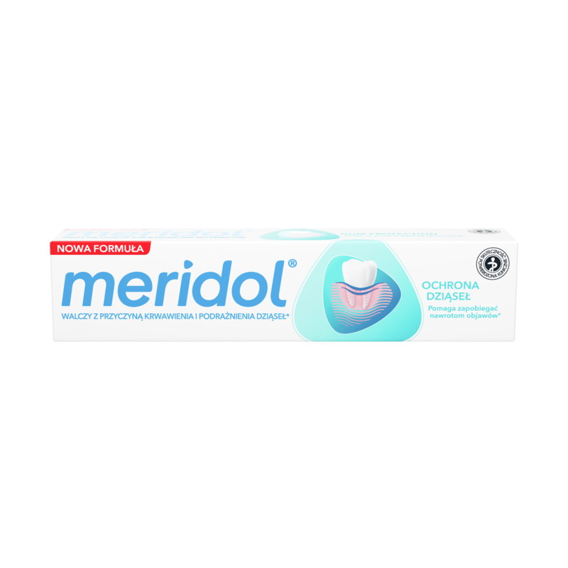 Meridol, pasta do zębów, ochrona dziąseł, 75 ml