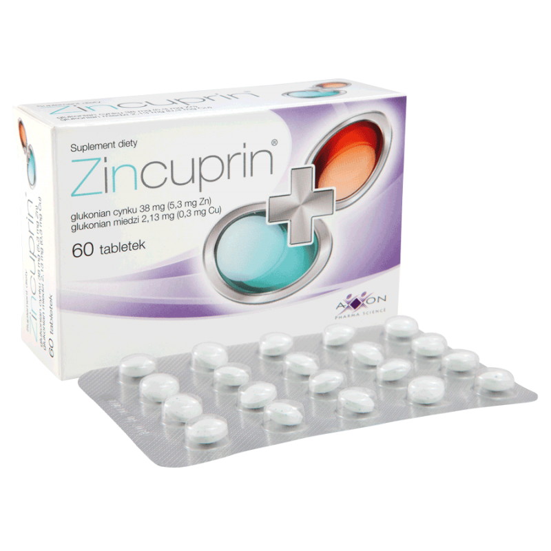 Zincuprin, 60 tabletek