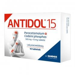Antidol 15, 10 tabl
