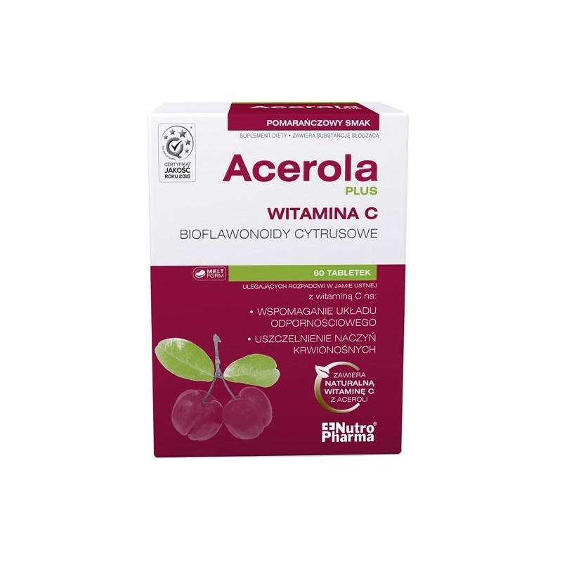 Acerola Plus, 60 sztuk, tabletki