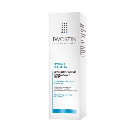 IWOSTIN HYDRO Sensitia Krem intensywnie nawilżający SPF 15 - 50ml.