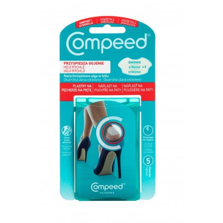 COMPEED plastry na pęcherze na piętę 5 sztuk
