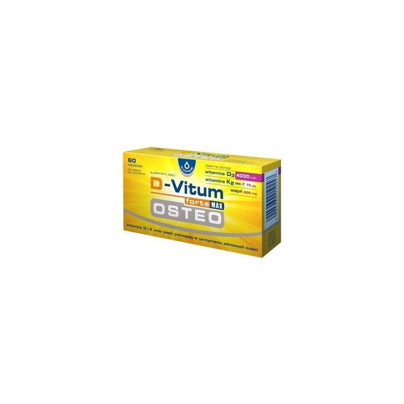 D-Vitum forte Max Osteo tabletki do ssania, 60szt.