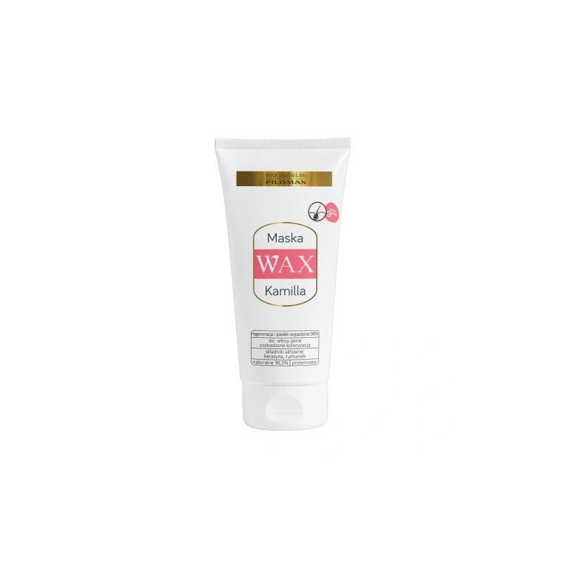 WAX Kamilla, maska wygładzająca i nawilżająca do włosów farbowanych jasnych, 200ml