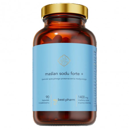 MyBestPharm Maślan Sodu Forte+, 90 kapsułek