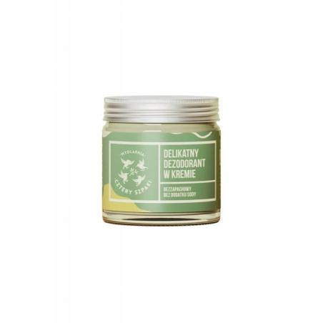 4 Szpaki Dezodorant w kremie delikatny, bezzapachowy,  60 ml