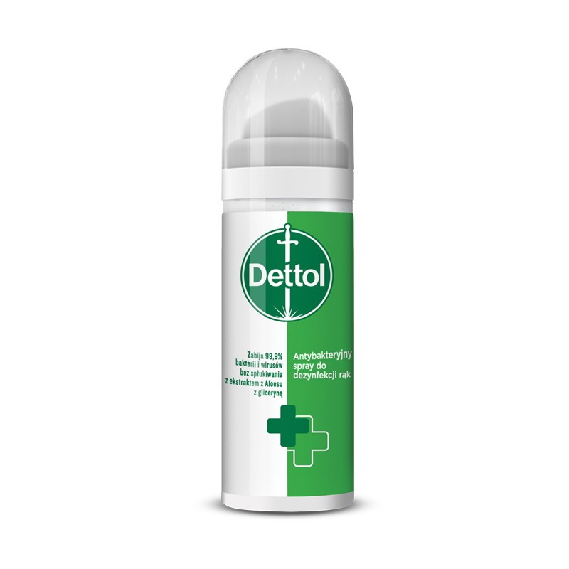 Dettol Spray do Dezynfekcji Rąk 50 ml
