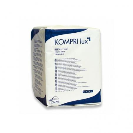 Kompresy gazowe niejałowe 5x5 cm, 100szt.