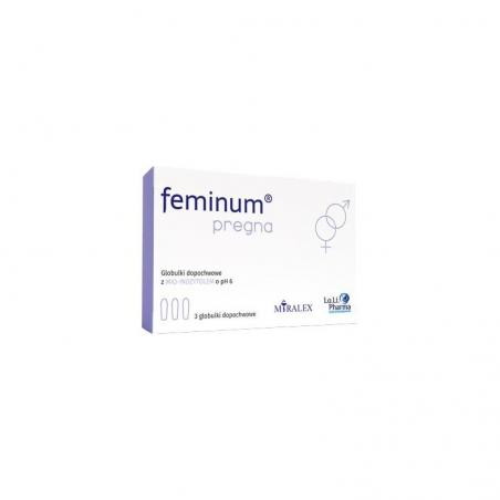 Feminum Pregna globulki dopochwowe, 3 sztuki