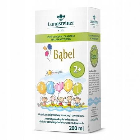 Bąbel Płyn do kąpieli dla dzieci na zatkany nosek, 200ml